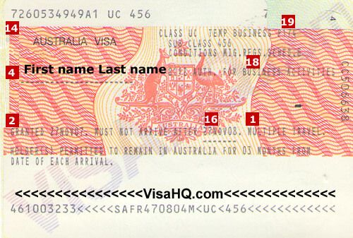 Visa de Australia Visa de Australia