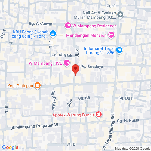 Mapa de (Jakarta Selatan, Jakarta)